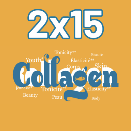 2 sachets de 15 sticks (30 sticks) / 34€ le sachet  - COLLAGEN